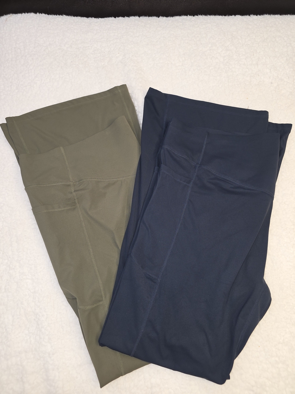 HALARA Plus Size 3xl Bundle Of 2 High-Waist Leggings in Olive And Navy Sculpting - Picture 2 of 9